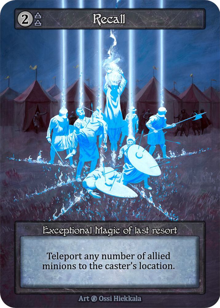 Recall card image