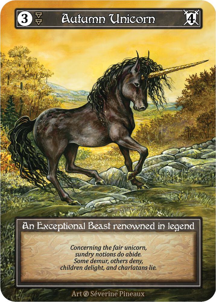 Autumn Unicorn (Foil) card image