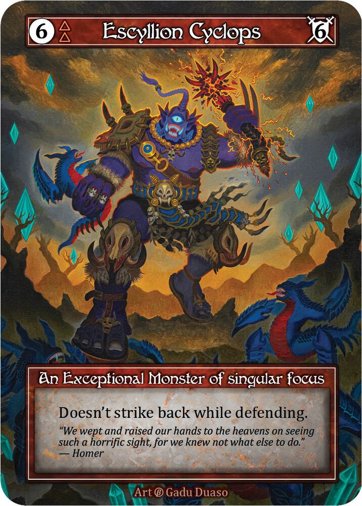Escyllion Cyclops (Foil) card image