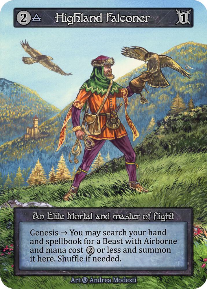 Highland Falconer card image