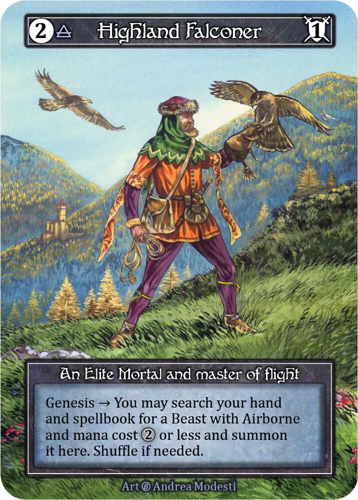 Highland Falconer (Foil) card image