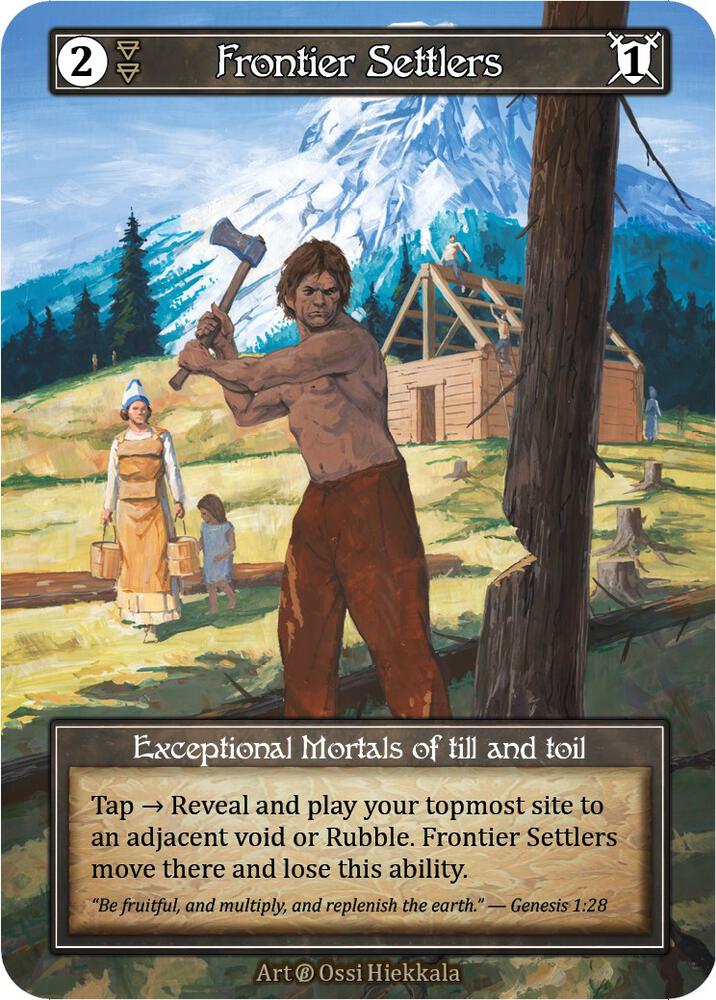 Frontier Settlers (Foil) card image