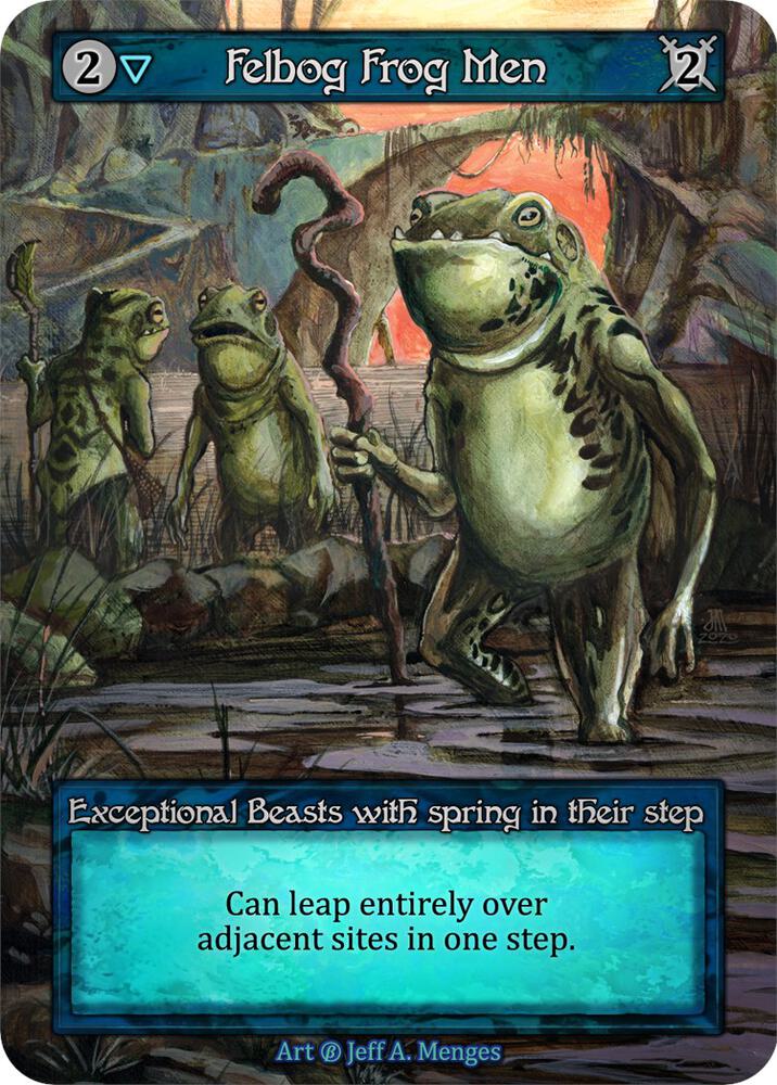 Felbog Frog Men card image