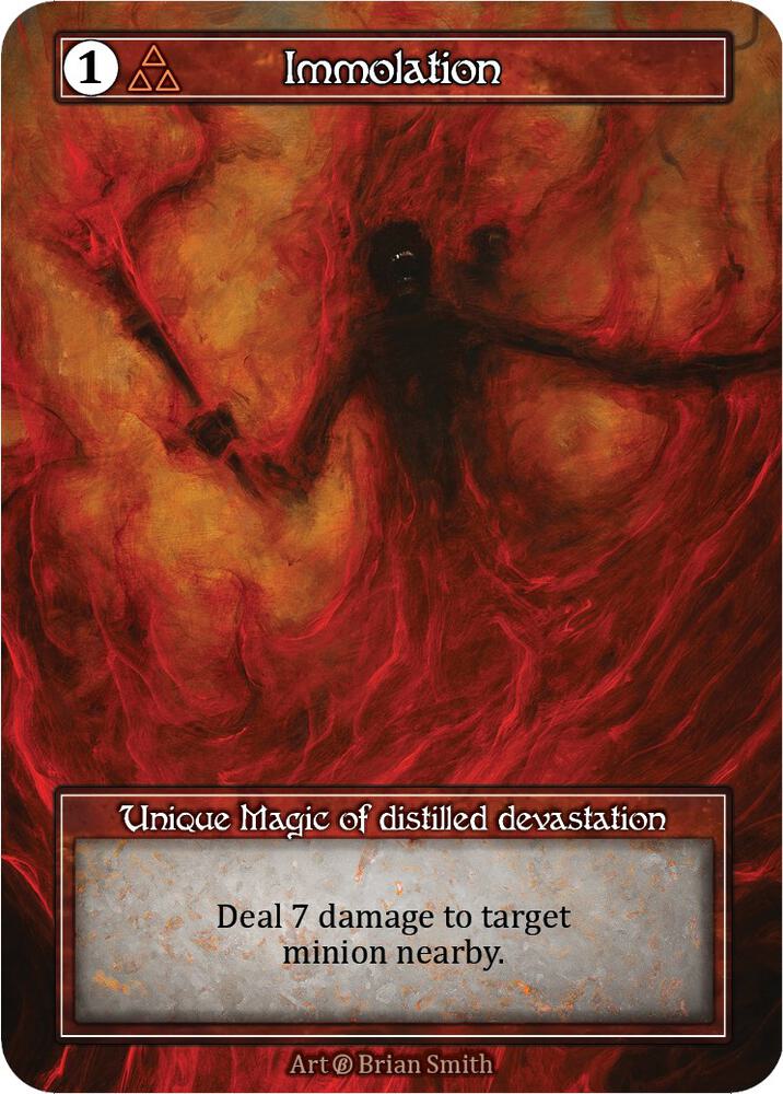 Immolation (Foil) card image