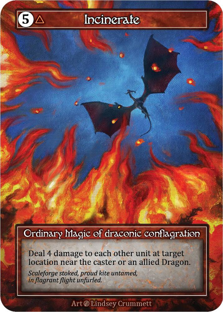 Incinerate (Foil) card image