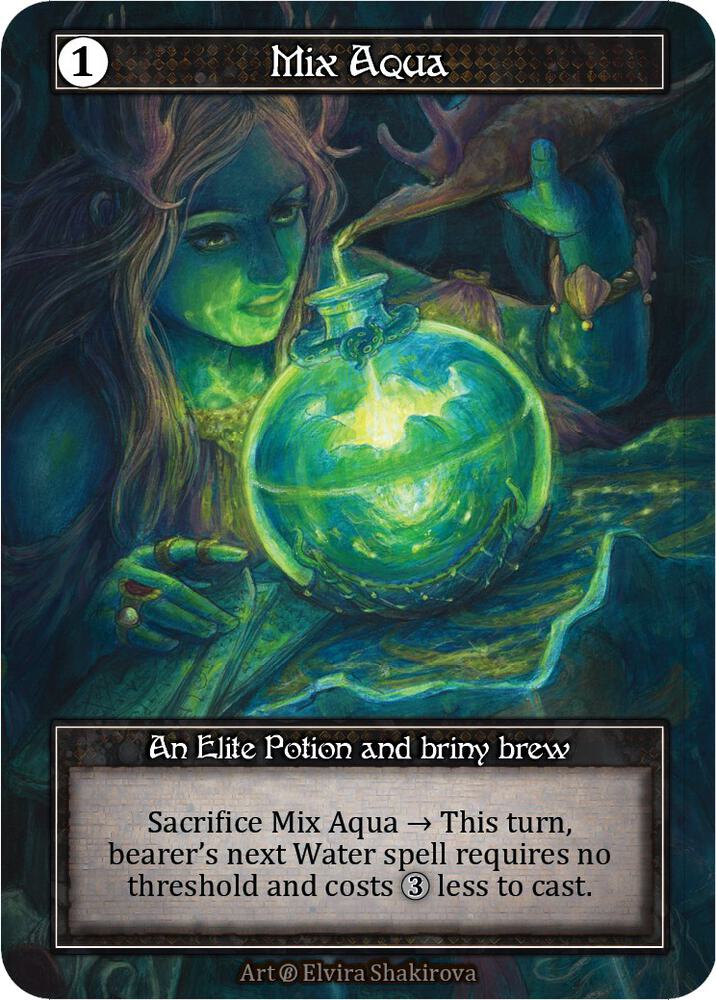 Mix Aqua (Foil) card image