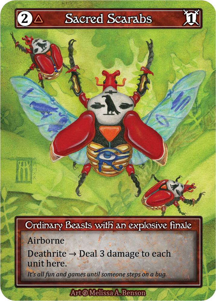 Sacred Scarabs (Foil) card image