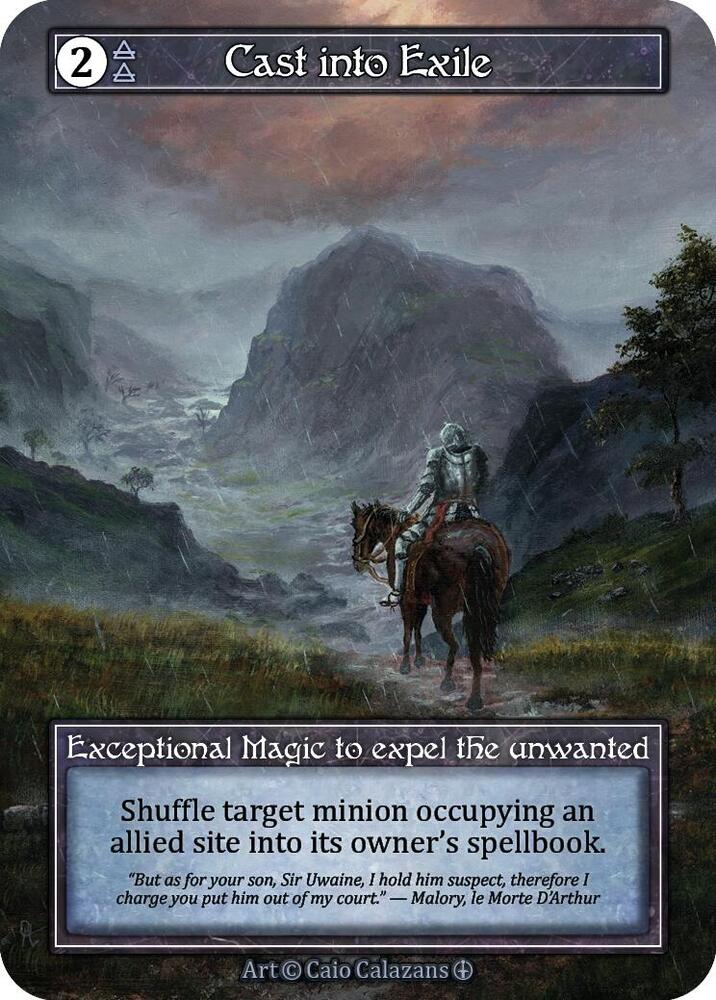 Cast into Exile (Foil) card image