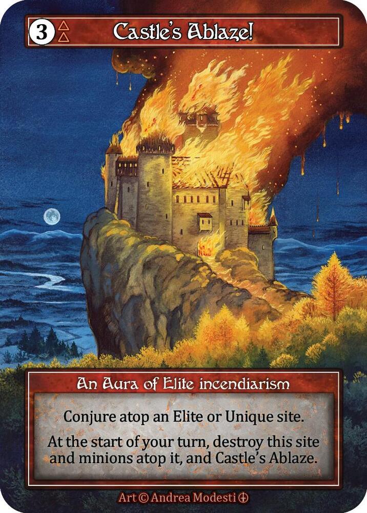Castle's Ablaze! (Foil) card image