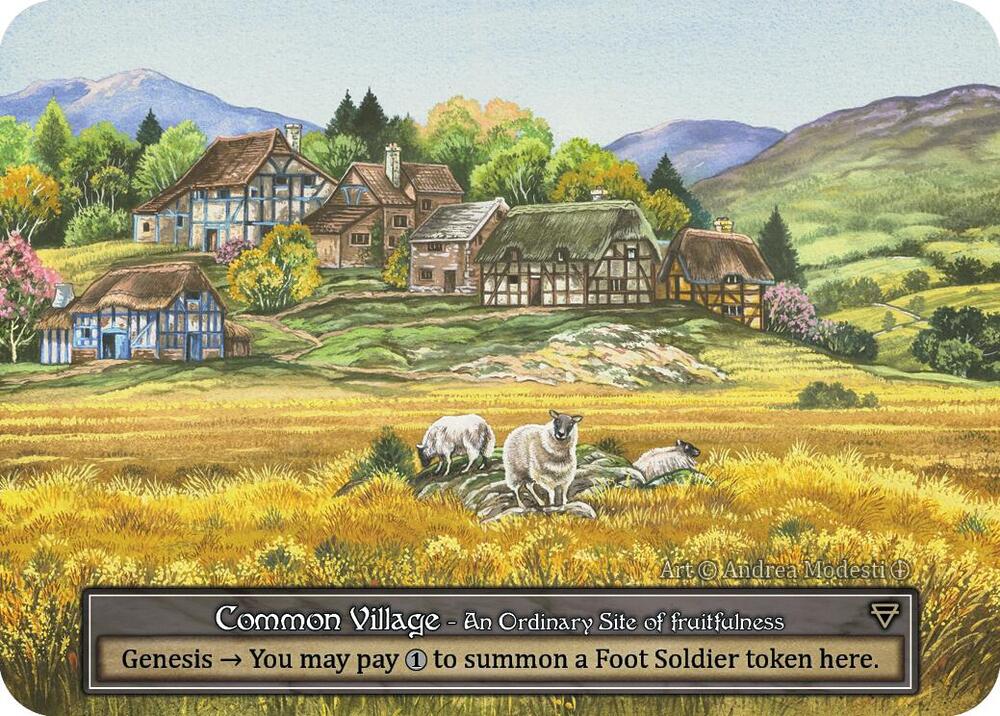 Common Village (Foil) card image