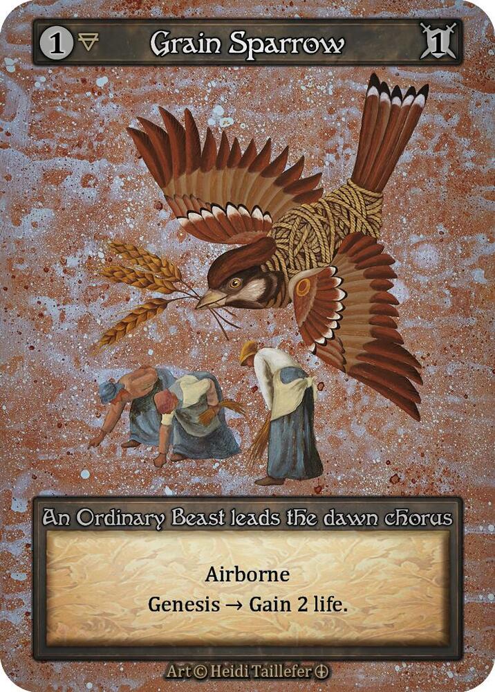 Grain Sparrow card image