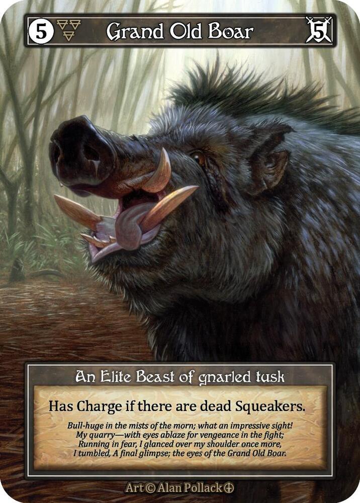 Grand Old Boar (Foil) card image
