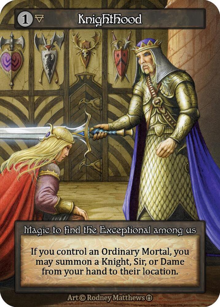 Knighthood card image