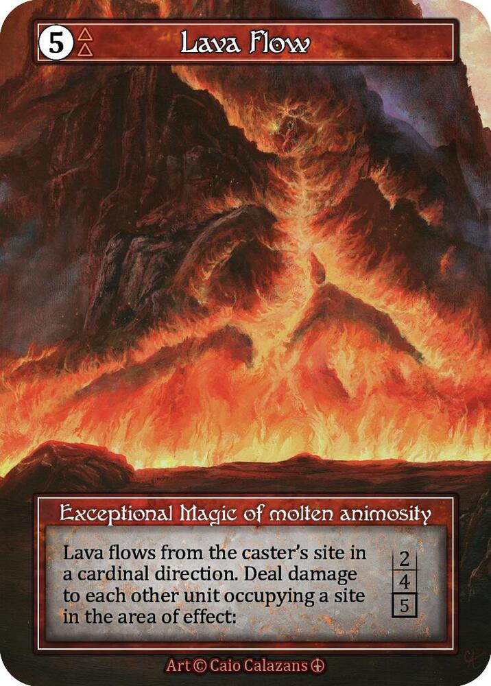 Lava Flow (Foil) card image