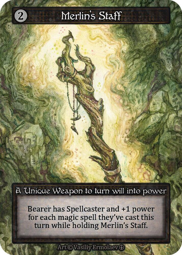 Merlin's Staff card image