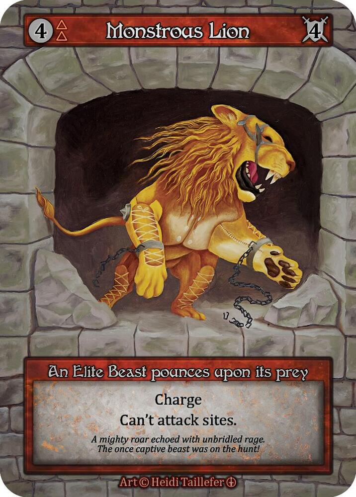 Monstrous Lion card image