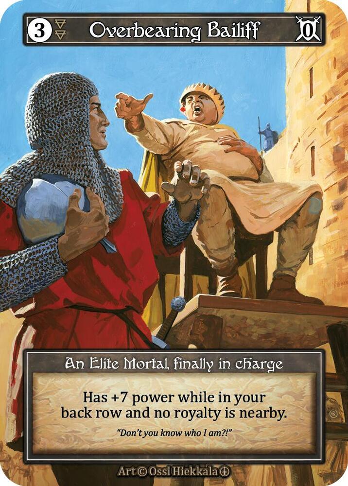 Overbearing Bailiff (Foil) card image