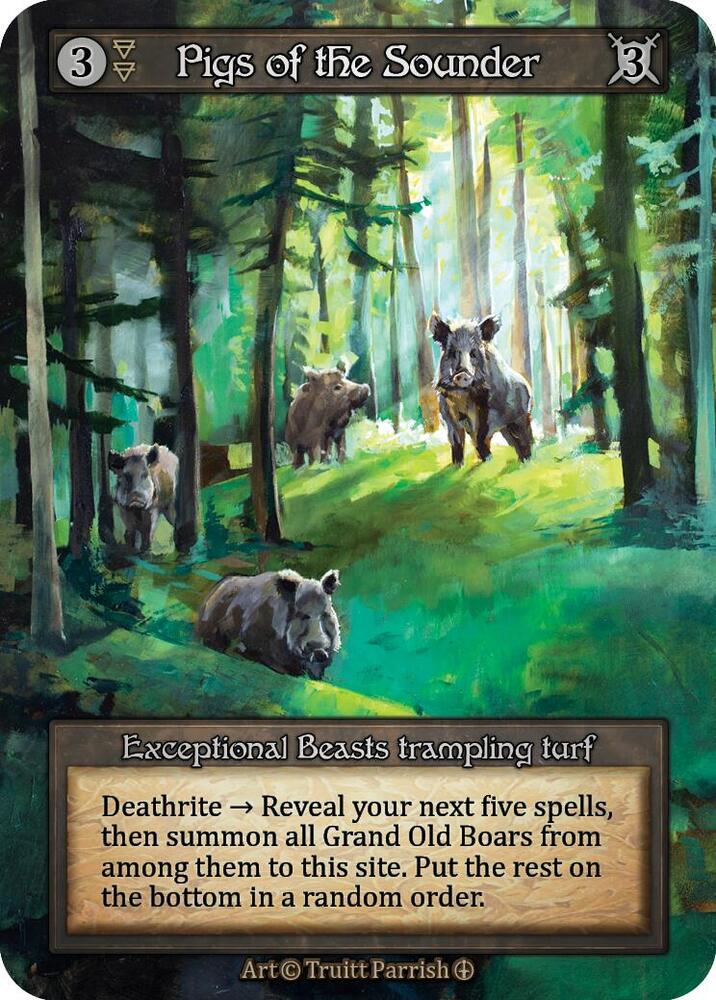 Pigs of the Sounder card image