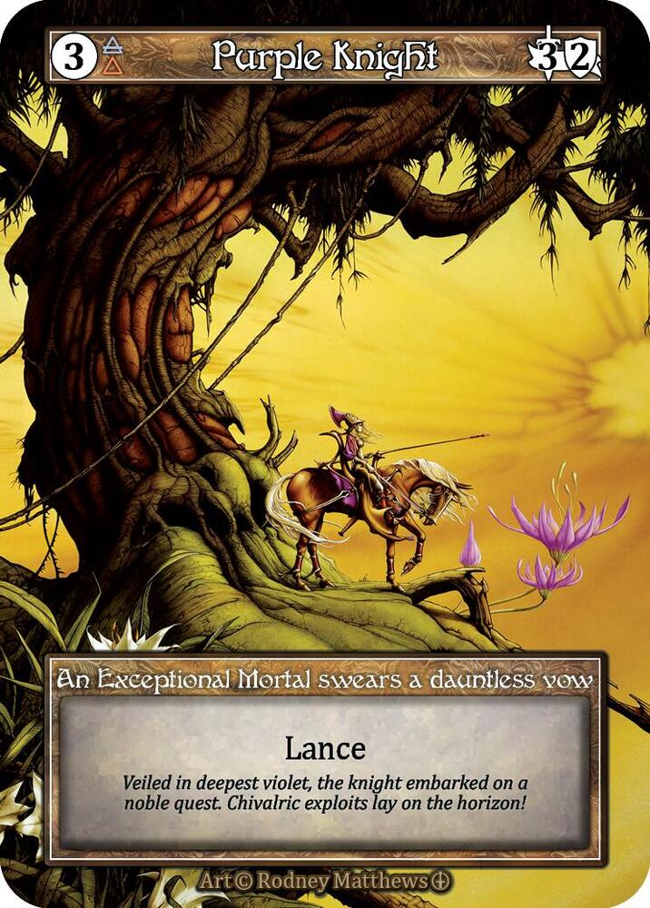 Purple Knight (Foil) card image