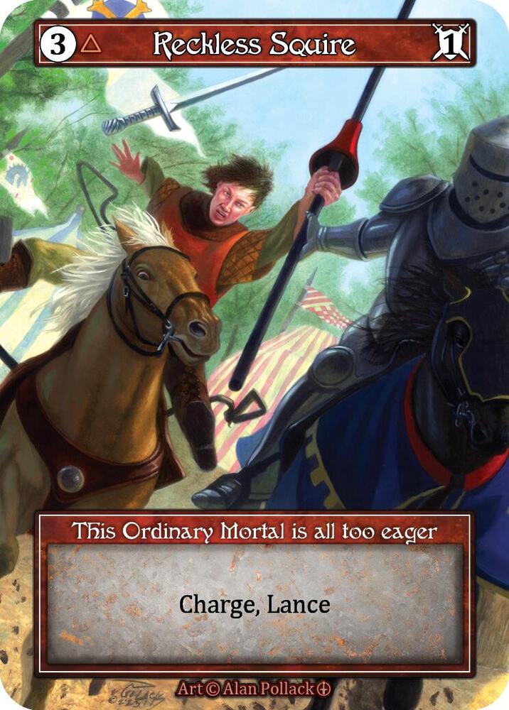 Reckless Squire (Foil) card image