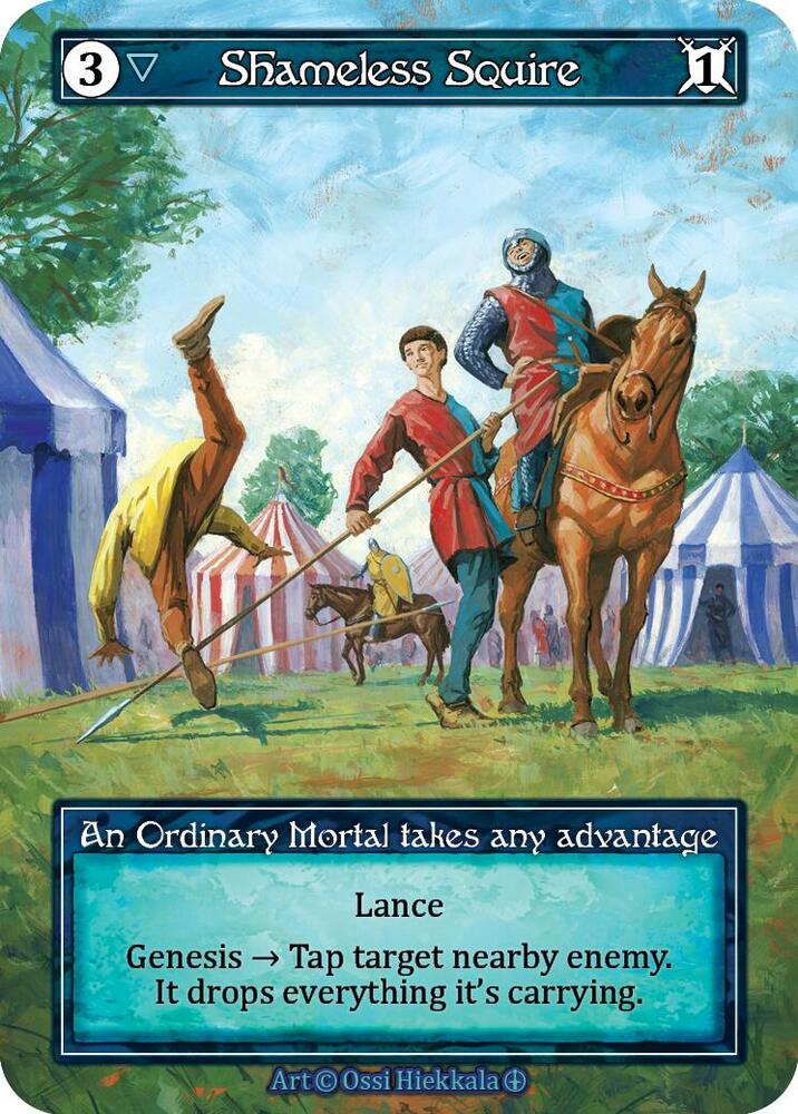 Shameless Squire (Foil) card image
