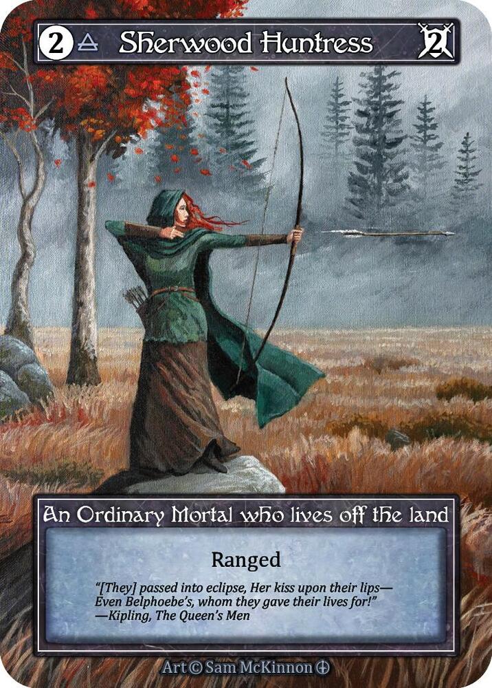Sherwood Huntress (Foil) card image