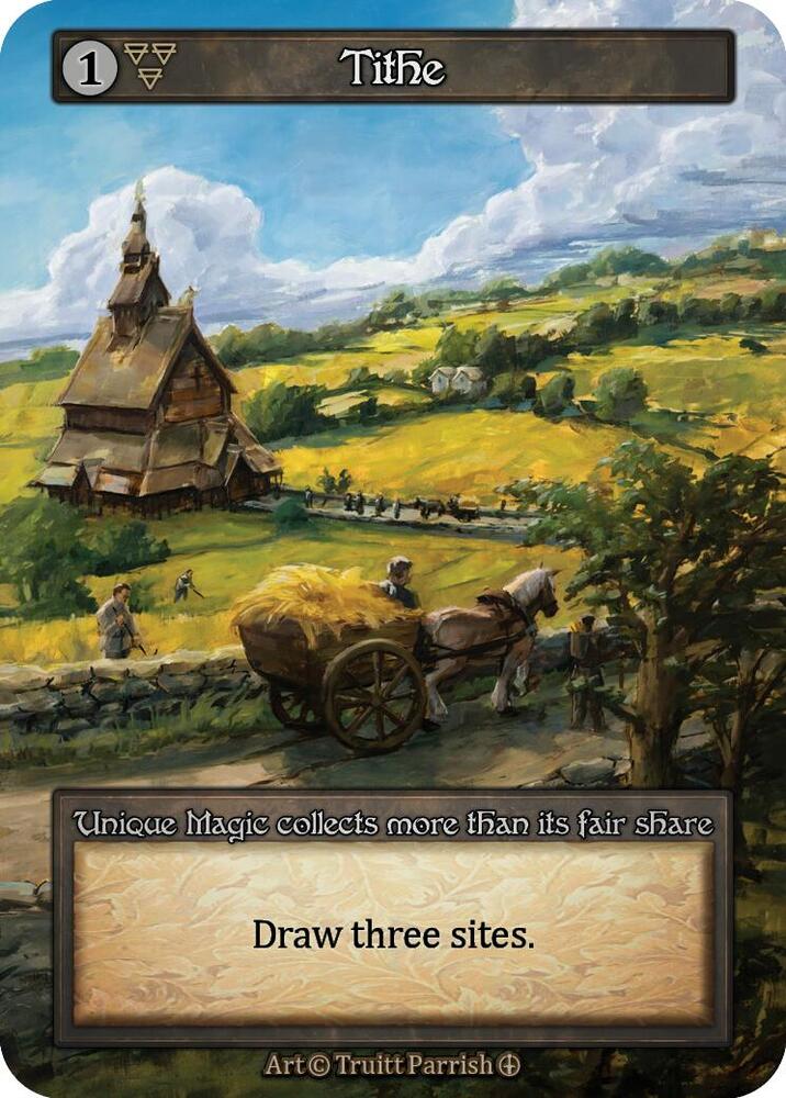 Tithe card image