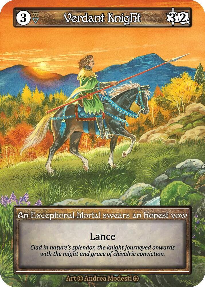 Verdant Knight (Foil) card image