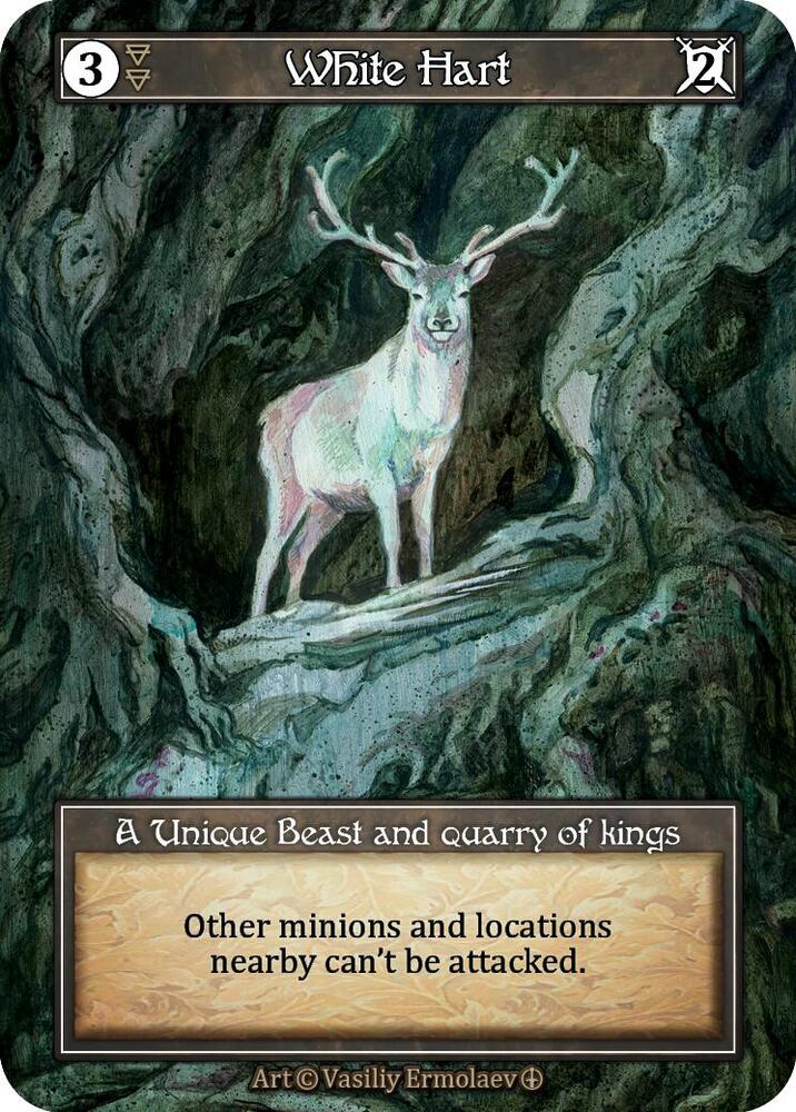 White Hart (Foil) card image