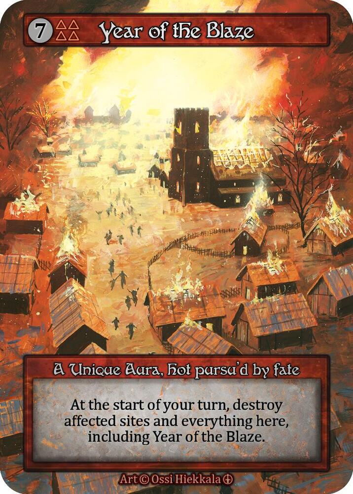 Year of the Blaze card image