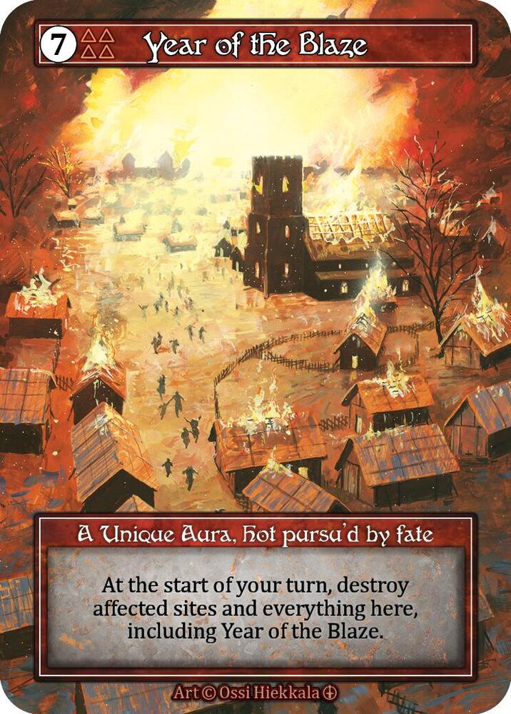 Year of the Blaze (Foil) card image