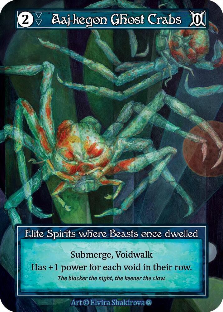 Aaj-kegon Ghost Crabs (Foil) card image