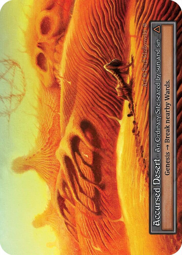 Accursed Desert (Foil) card image