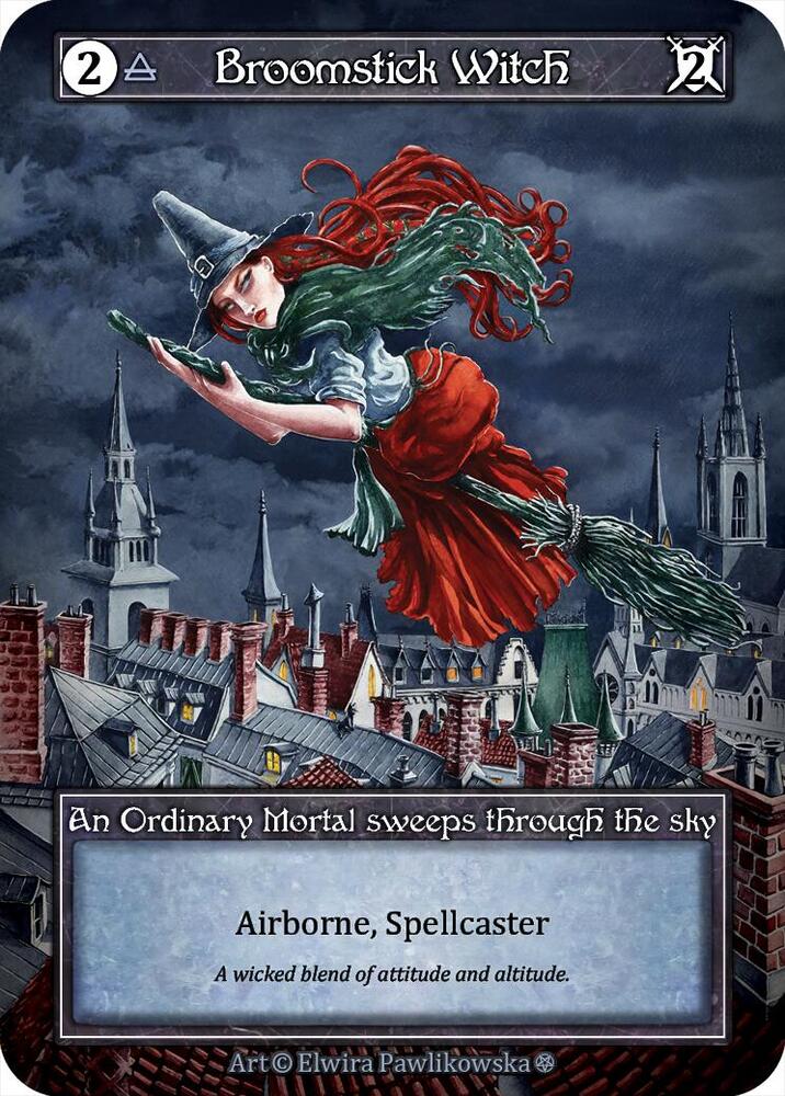 Broomstick Witch (Foil) card image