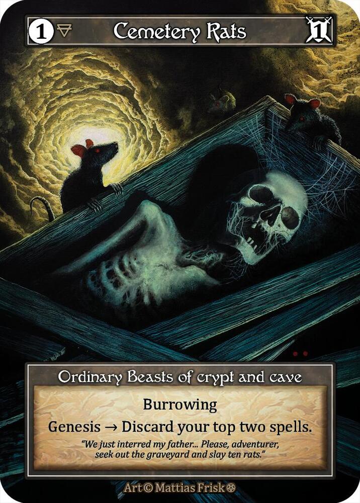 Cemetery Rats (Foil) card image