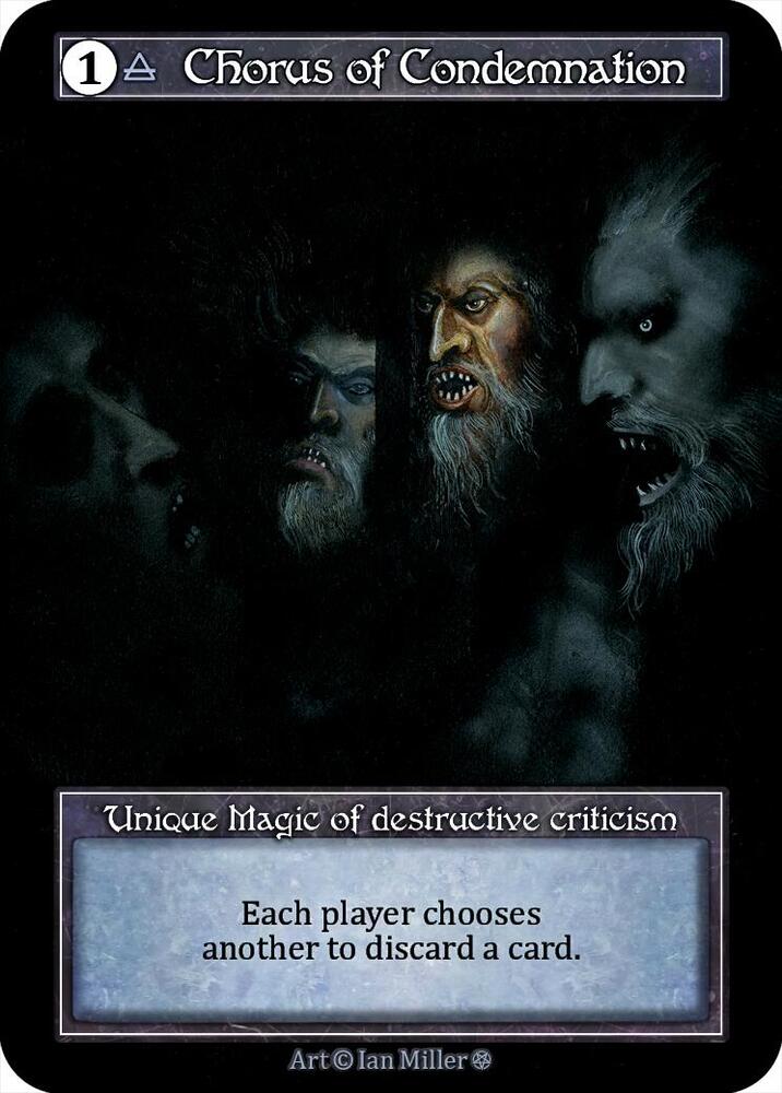 Chorus of Condemnation (Foil) card image