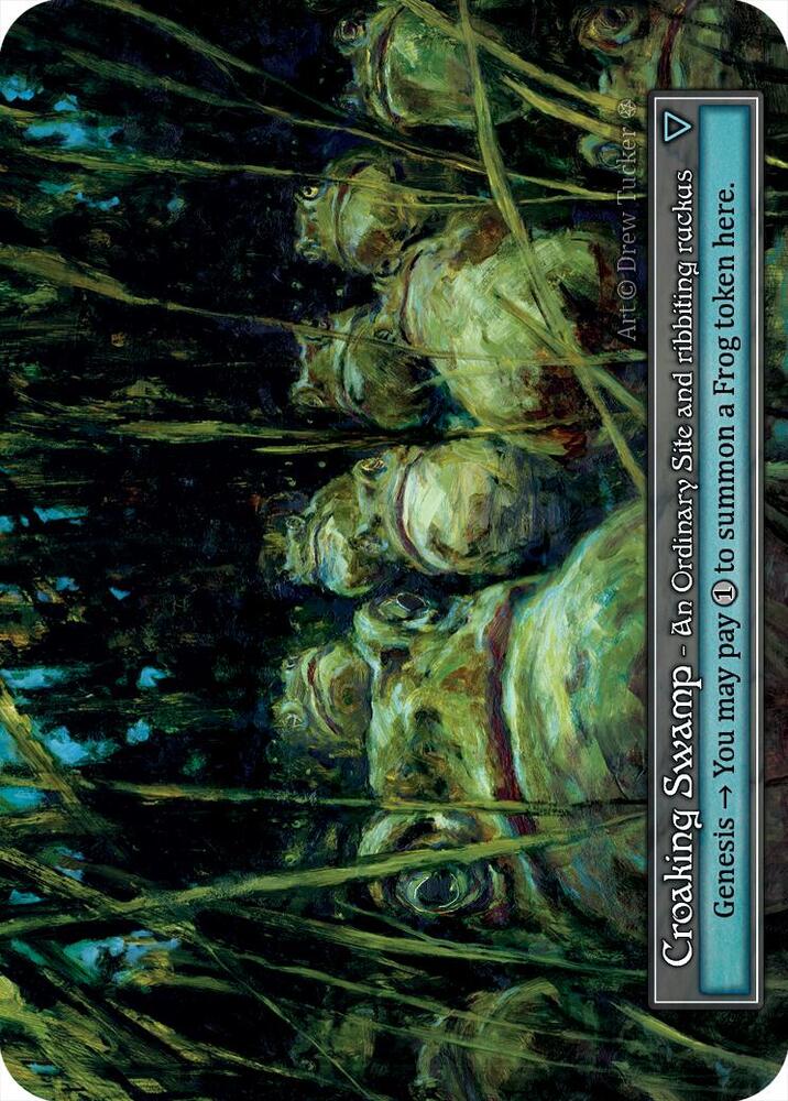 Croaking Swamp (Foil) card image