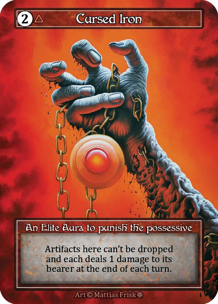 Cursed Iron (Foil) card image