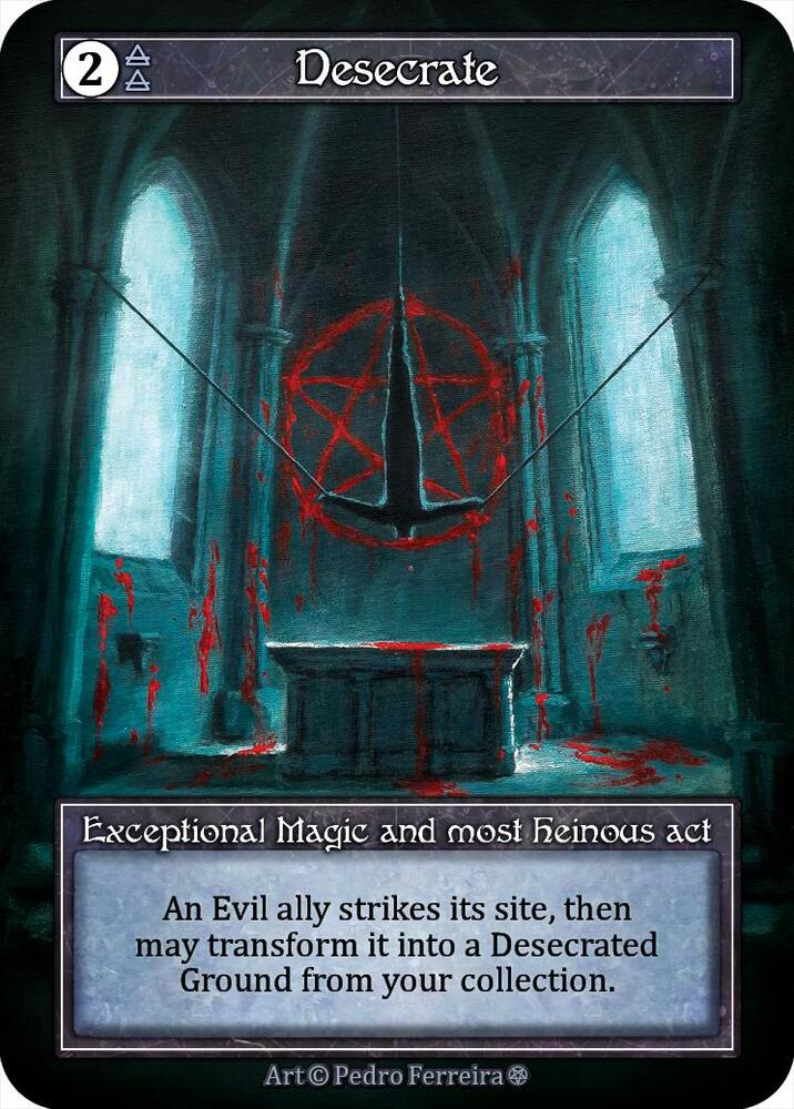 Desecrate (Foil) card image