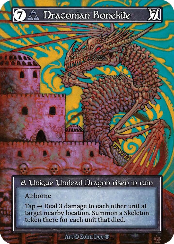 Draconian Bonekite (Foil) card image