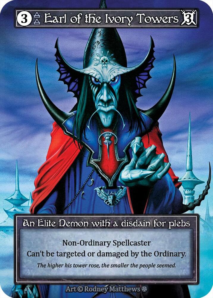 Earl of the Ivory Towers (Foil) card image