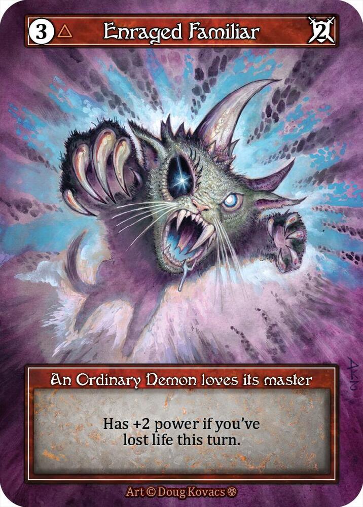 Enraged Familiar (Foil) card image