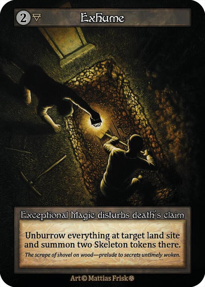 Exhume card image