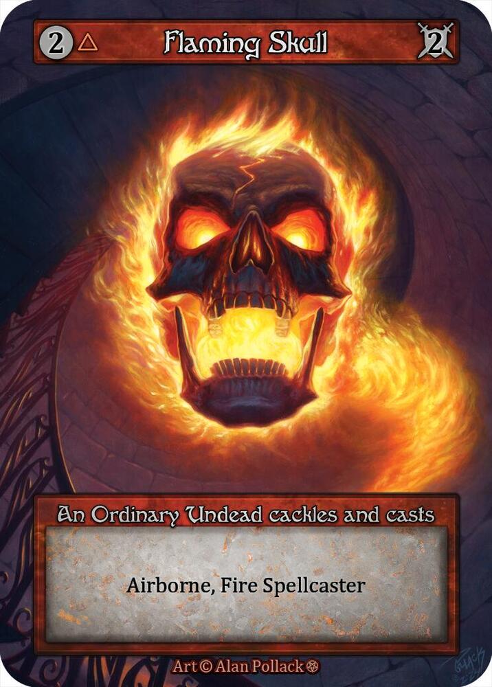 Flaming Skull card image