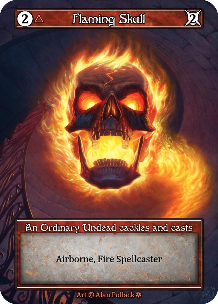Flaming Skull (Foil) card image