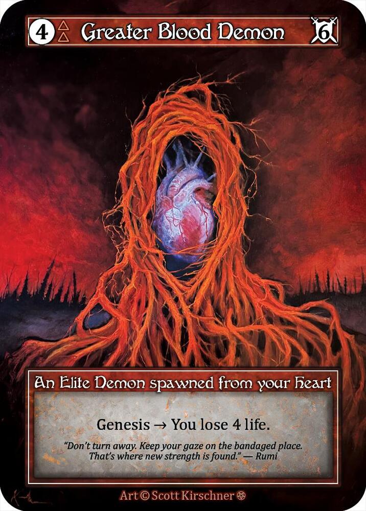 Greater Blood Demon (Foil) card image