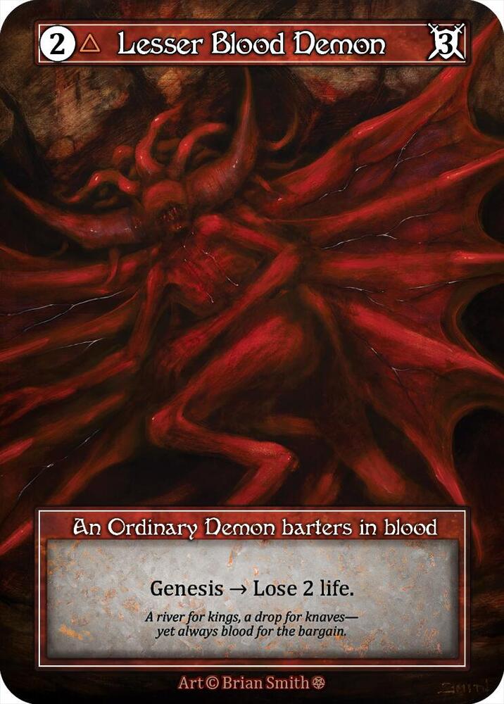 Lesser Blood Demon (Foil) card image