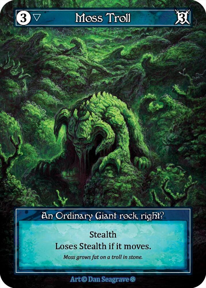 Moss Troll (Foil) card image