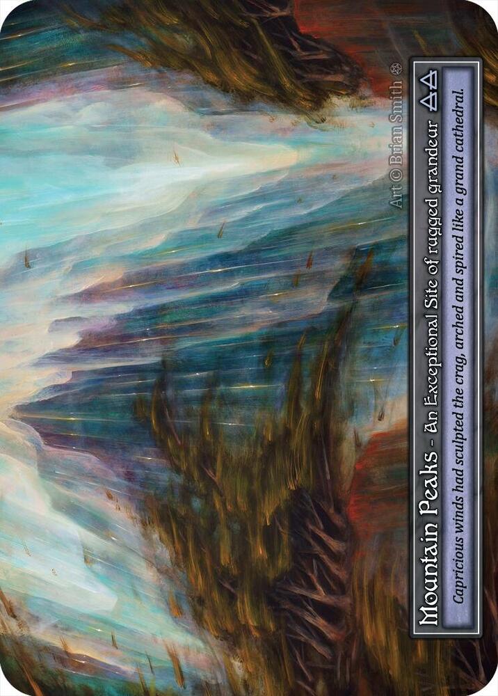 Mountain Peaks (Foil) card image