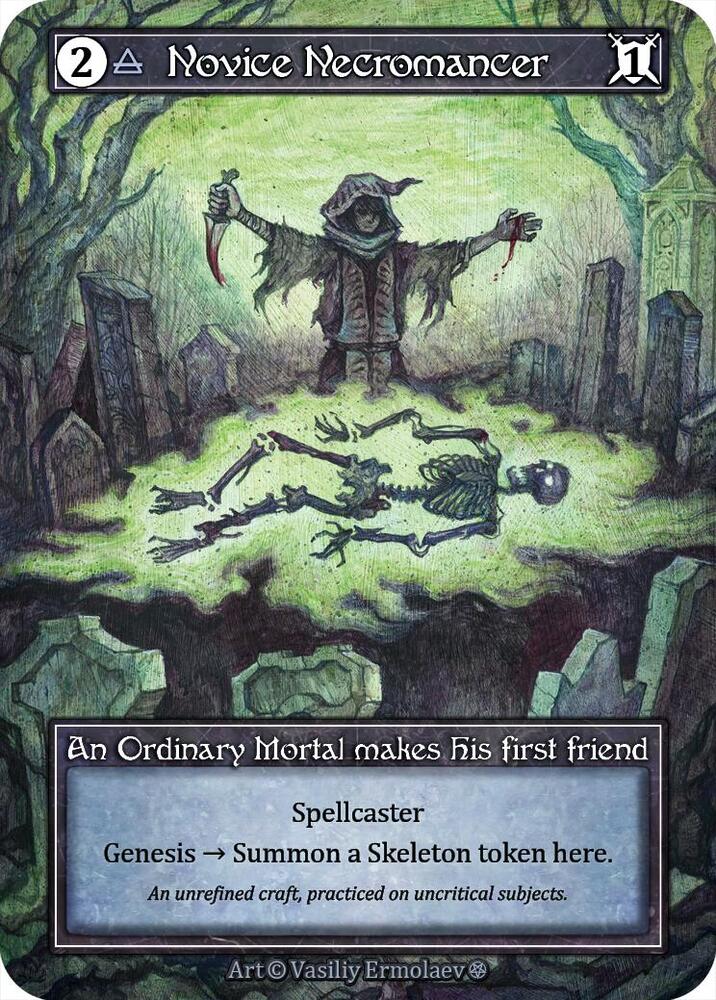 Novice Necromancer (Foil) card image